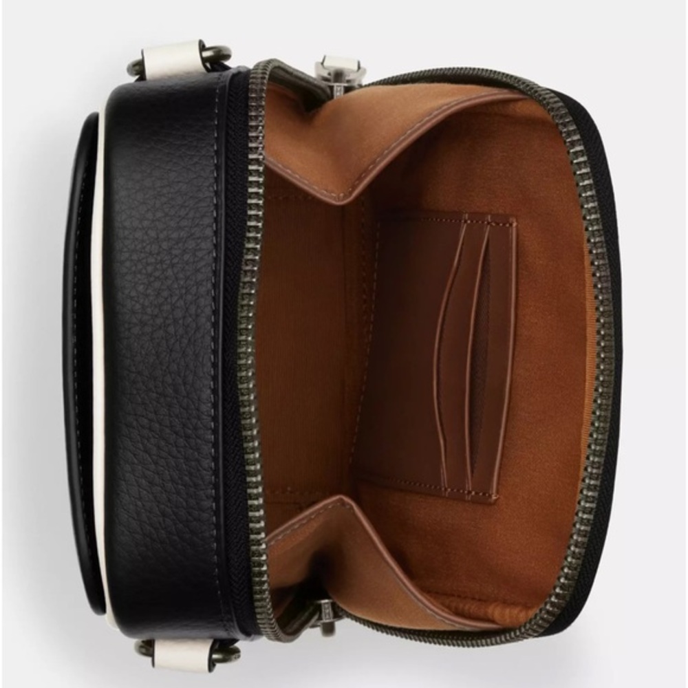 NWT COACH Stanton Crossbody‎ Black Unisex Leather - Picture 4 of 9